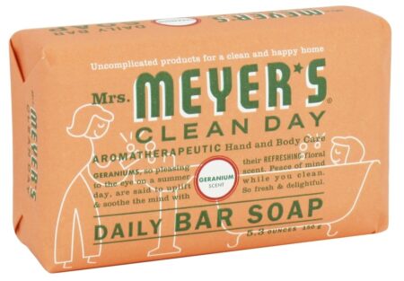 Gerânio de Sabonete de Dia Diário Limpo - 5.3 oz. Mrs. Meyer's