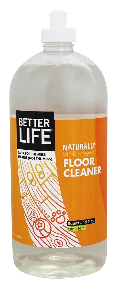 Naturalmente Dirt-Destruindo Chão Limpador Citrus Mint - 32 fl. oz. Better Life