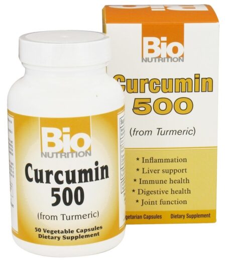 Curcumina De Turmeric 500 mg. - Cápsulas vegetarianas 50 Bio Nutrition