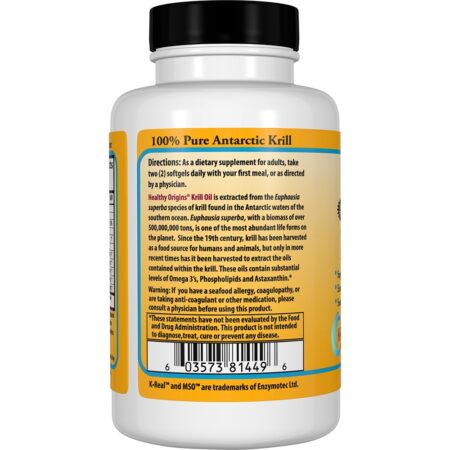 Óleo de Krill Natural 500 mg. - 120 Softgels Healthy Origins - Image 3