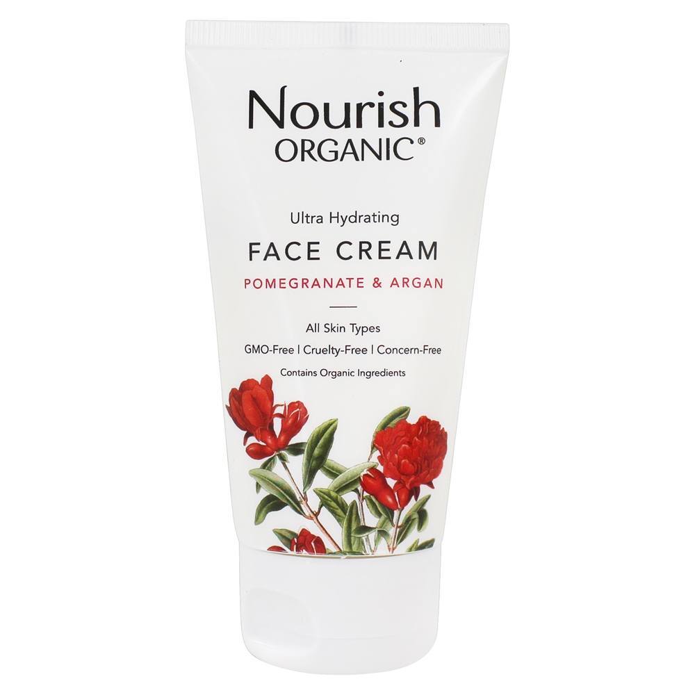 Creme Facial Orgânico Ultra-Hidratante Argan + Romã - 1.7 fl. oz. Nourish - Imagem 2