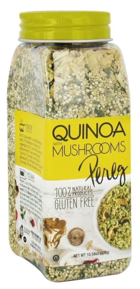 100 % de Quinoa Natural com Cogumelos - 10.58 oz. Pereg