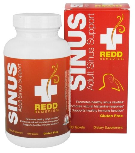 Apoio Sinusal Adulto - 100 Tablet (s) Redd Remedies