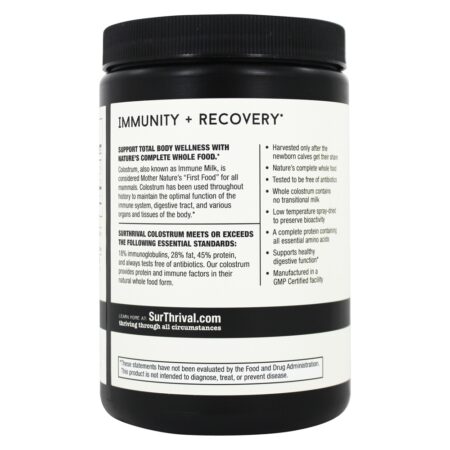 Otimização da imunidade ao colostro + recuperação - 6.5 oz. Surthrival - Imagem 3