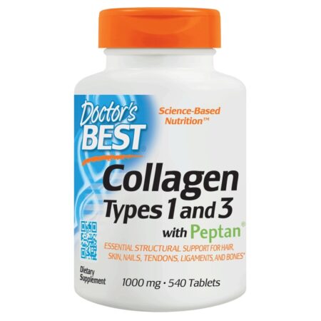 Tipos de colágeno 1 e 3 1000 mg . - 540 Tablets Doctor's Best