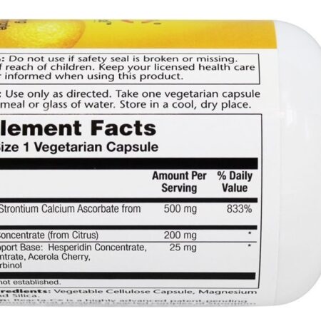 Reacta-C com Concentrado de Bioflavonóides 500 mg. - Cápsulas vegetarianas 120 Solaray - Imagem 2