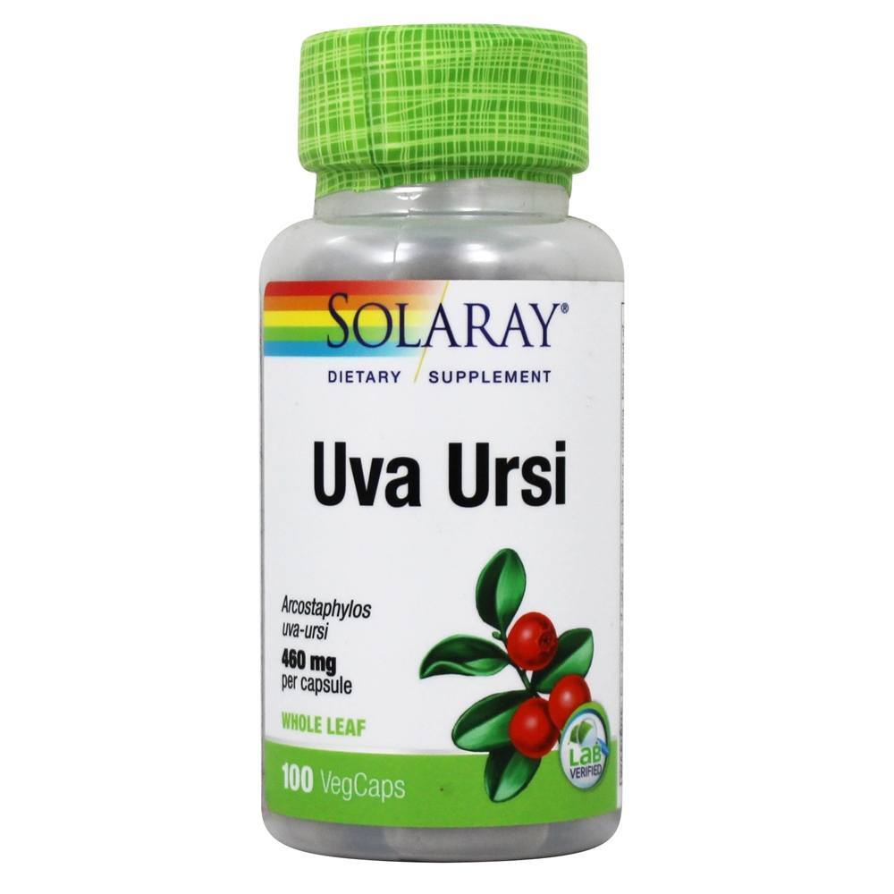 Uva Ursi 460 mg. - 100 Cápsula (s) vegetal (s) Solaray