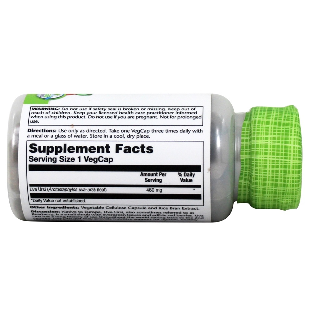 Uva Ursi 460 mg. - 100 Cápsula (s) vegetal (s) Solaray - Imagem 2