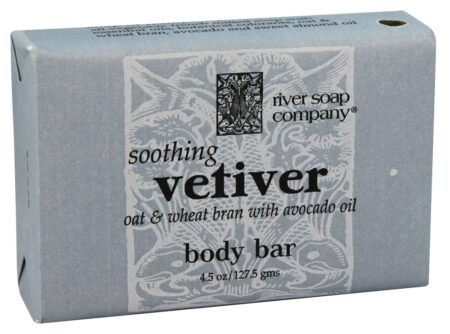 Sabonete em barra Soothing Vetiver - 4.5 oz. River Soap Company