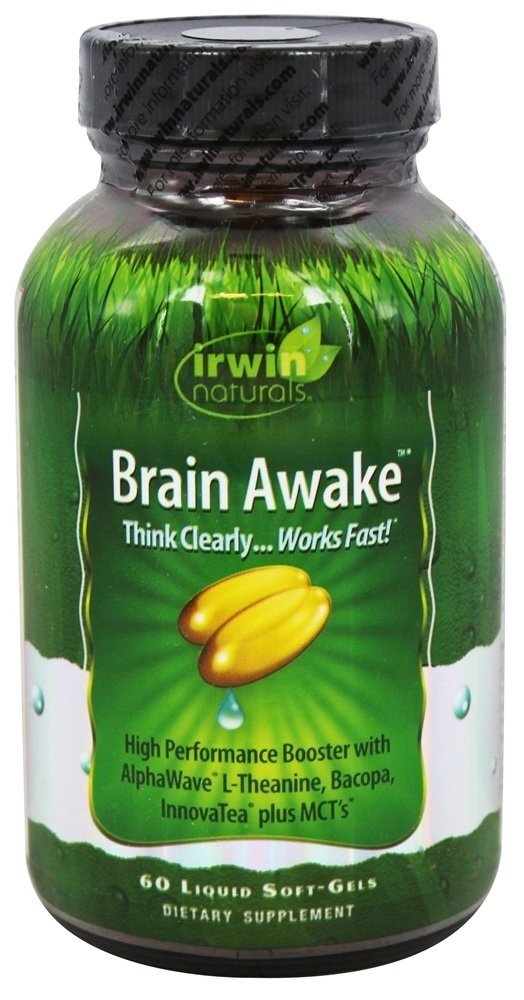 Brain Awake Para Um Elevado Desempenho do Cérebro - 60 Softgels Irwin Naturals