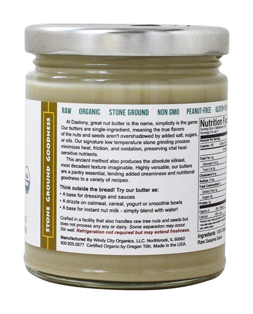 100 Tahini de gergelim orgânico - 8 oz. Dastony - Imagem 2
