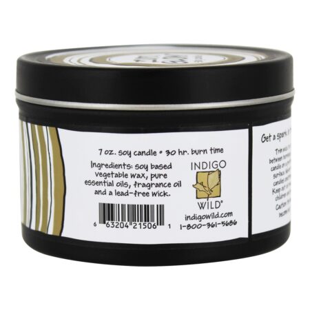 Lata de Vela de Soja Zum Glow Frankincense & Myrrh - 7 oz. Indigo Wild - Image 2