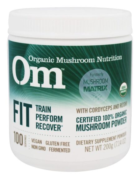 Fit Organic Pó de Cogumelos - 7.14 oz. Matriz de Cogumelo Anteriormente Om