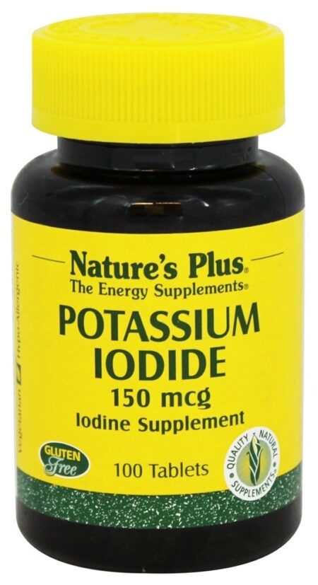 Suplemento de Iodeto de Potássio 150 mcg. - 100 Tablets Natures Plus