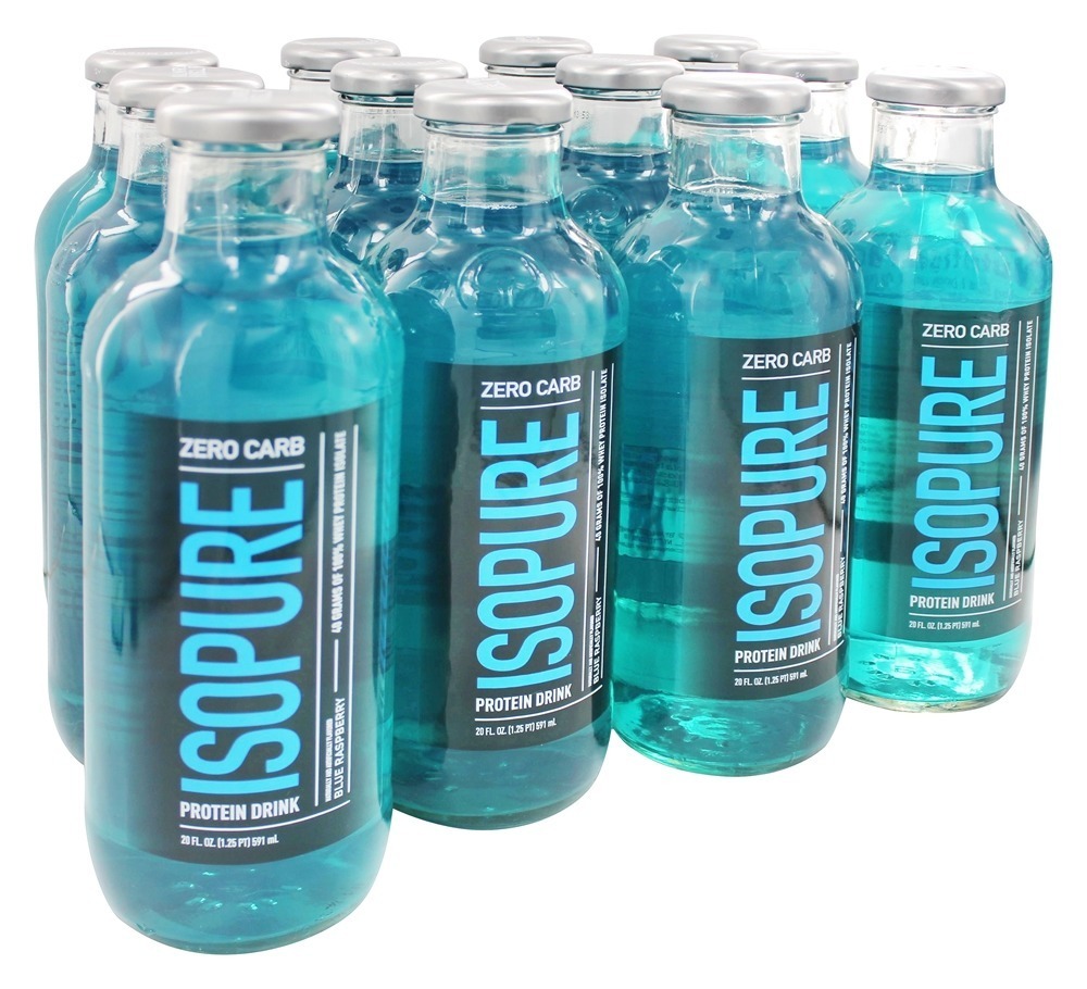 Isopure Zero Carb RT Azul Framboesa - 20 fl. oz. Nature's Best - Imagem 4