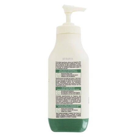 Loção de corpo de leite de cabra cremosa natureza livre de fragrância - 11.8 fl. oz. Canus - Image 3