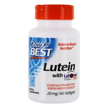 Luteína com Lutemax 20 mg. - 60 Softgels Doctor's Best