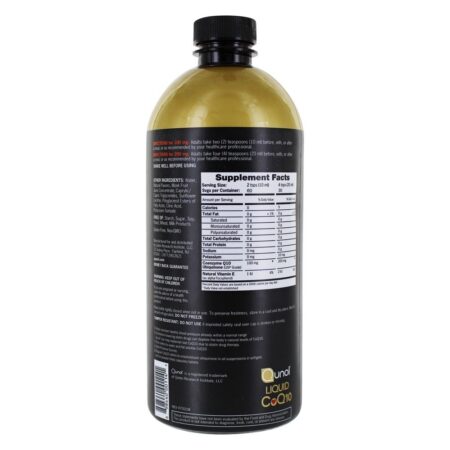 Sabor de abacaxi laranja CoQ10 líquido 100 mg. - 20.3 fl. oz. Qunol - Image 2