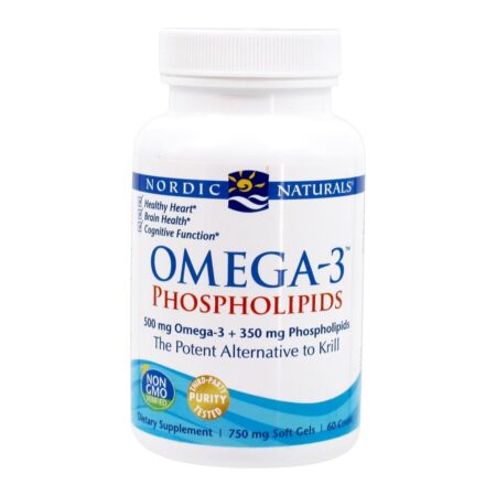 Omega - 3 Fosfolipídios 650 mg . - 60 Softgels Nordic Naturals