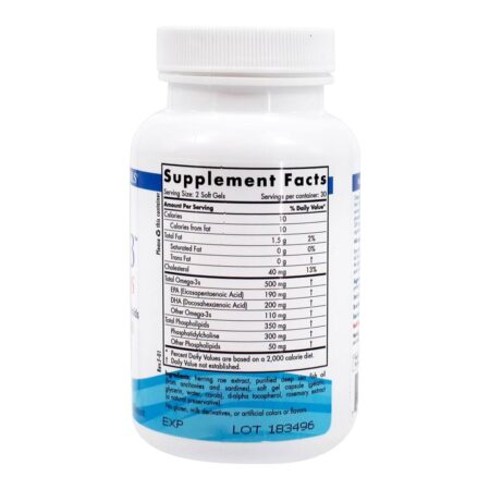 Omega - 3 Fosfolipídios 650 mg . - 60 Softgels Nordic Naturals - Image 2