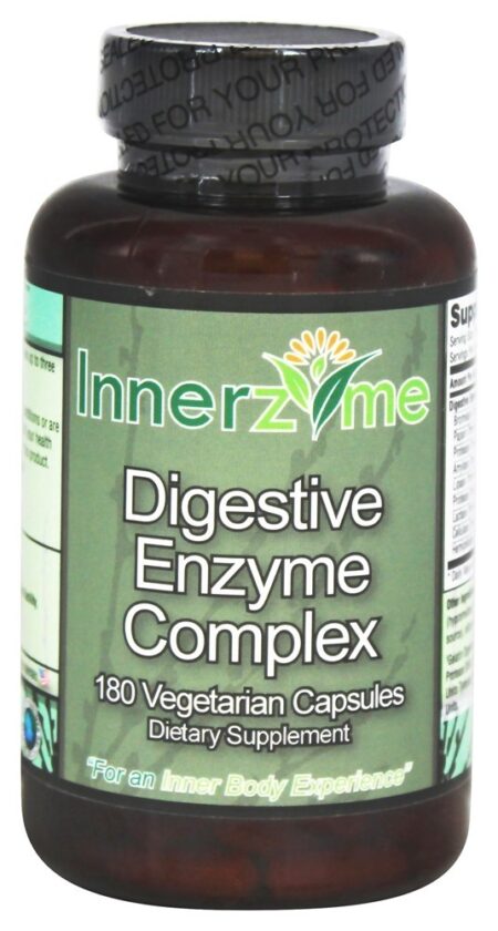 Complexo Enzimático Digestivo - Cápsulas vegetarianas 180 Innerzyme