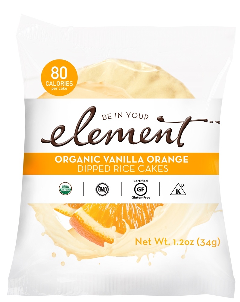 Bolinhos De Arroz De Baunilha Laranja - 1.2 oz. Element