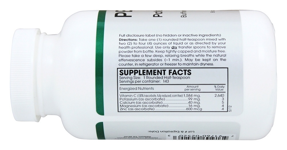 Potent C Guard Ascorbato Buferizado em Pó - 8 oz. Perque - Imagem 2