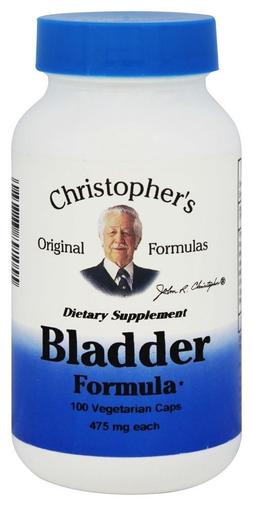 Fórmula da bexiga 475 mg - Cápsulas vegetarianas 100 Dr. Christopher's Original Formulas
