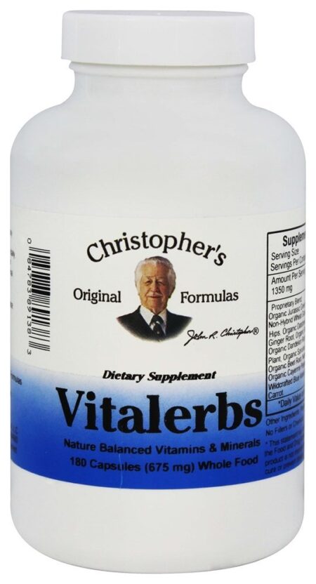 Vitalerbs - Cápsulas vegetarianas 180 Dr. Christopher's Original Formulas