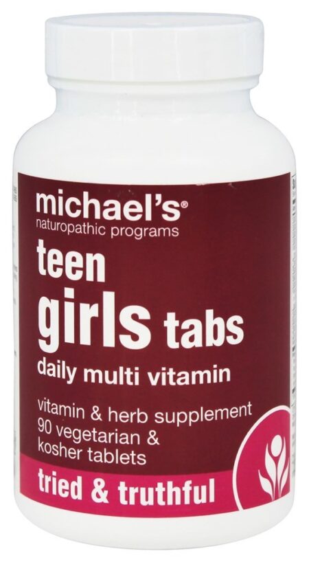 Multivitamínico Diário Para Garotas Adolescentes - 90 Comprimidos vegetarianos Michael's Naturopathic Programs