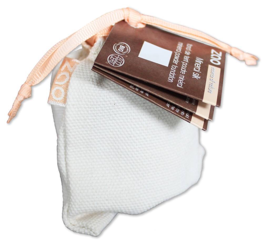 Minerais Silk Bege de café em pó solto Bege 505 - 0.53 oz. Zao Organic Makeup - Imagem 3