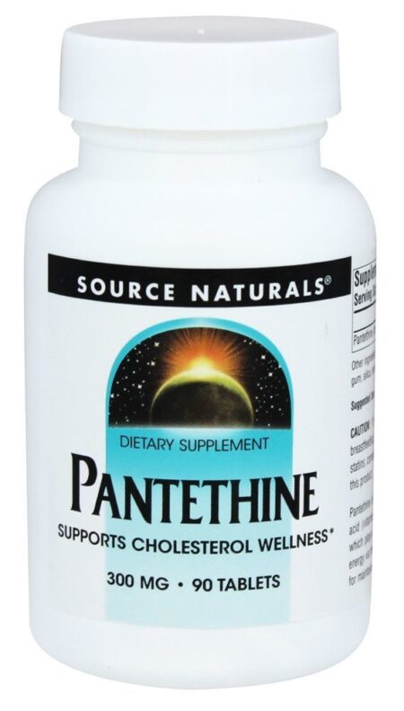 Pantethine 300 mg. - 90 Tablets Source Naturals