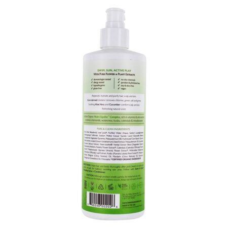 Swim & Sport Shampoo e lavagem de pepino e Aloe Vera - 16 fl. oz. Babo Botanicals - Image 2