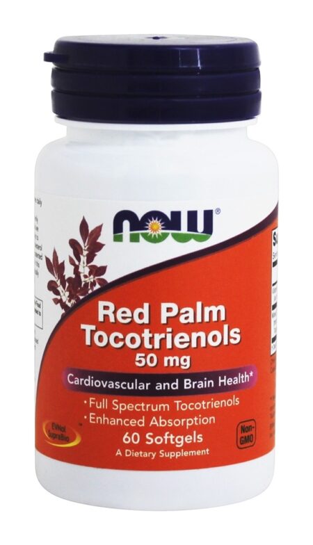 Tocotrienóis da palma vermelha 50 mg. - 60 Softgels NOW Foods