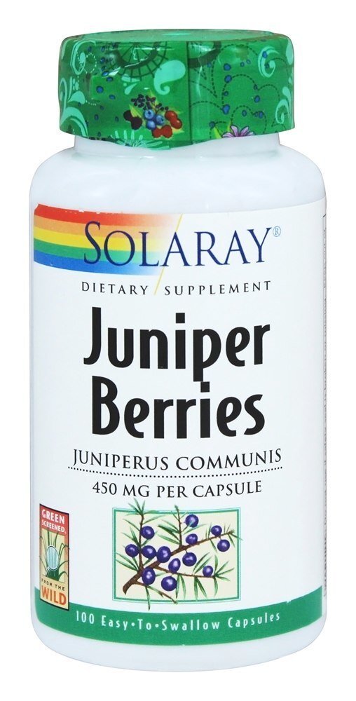 Bagas de zimbro 450 mg. - Cápsulas 100 Solaray
