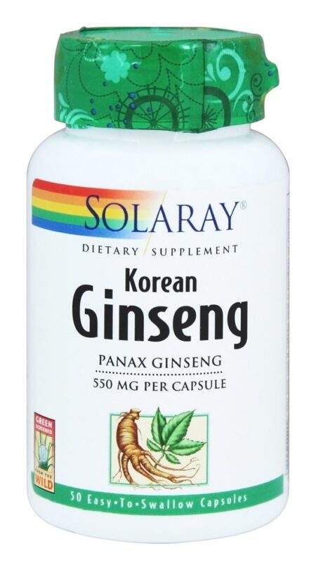 Korean Ginseng 550 mg. - Cápsulas 50 Solaray