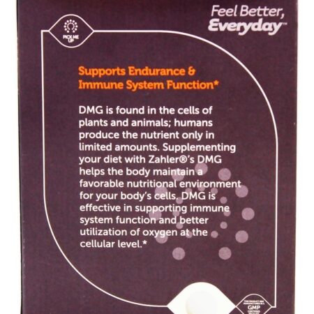 DMG 500 mg. - 90 comprimidos mastigáveis Zahler - Imagem 3