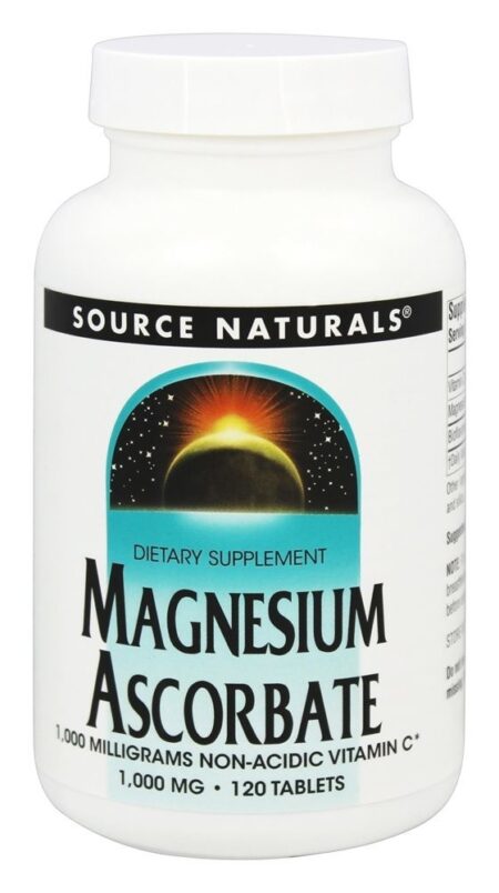 Ascorbato de Magnésio 1000 mg. - 120 Tablets Source Naturals