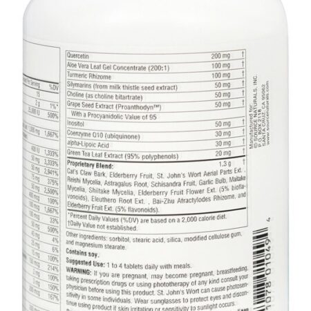 Bem-estar múltiplo - 120 Tablets Source Naturals - Imagem 3