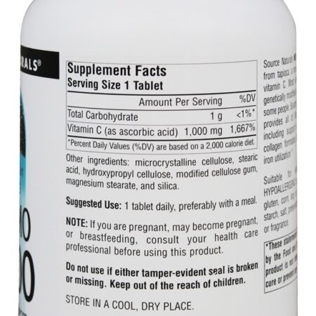 Não transgênico C1000 - 240 Tablets Source Naturals - Imagem 2