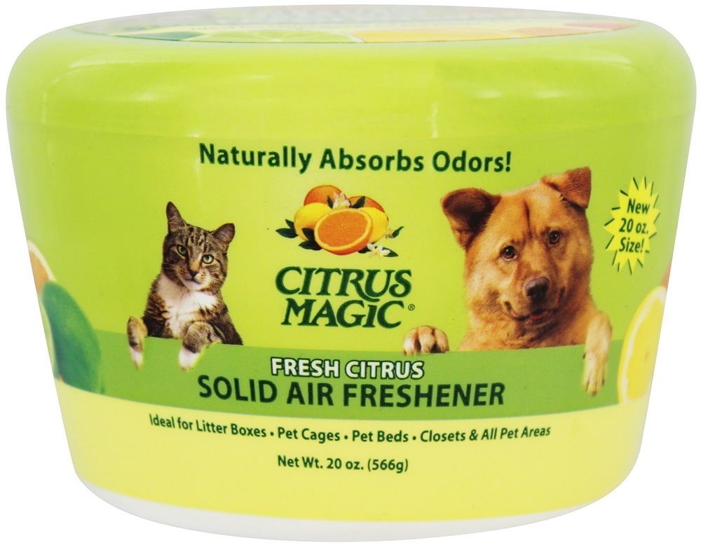 Odor do refrogerador de ar contínuo do animal de estimação que absorve o citrino fresco - 20 oz. Citrus Magic