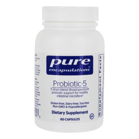 Probiotic-5 10 Bilhões de UFC - Cápsulas 60 Pure Encapsulations