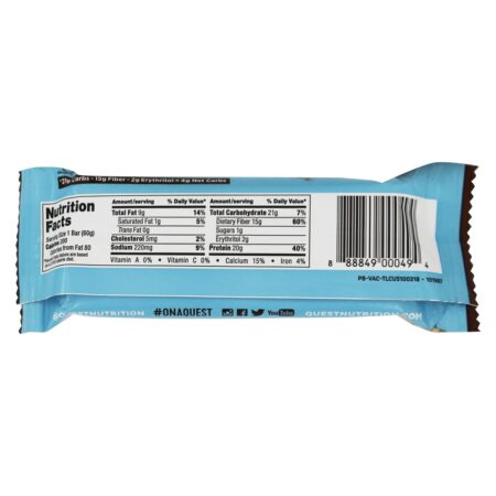 Quest Bar Barra de Proteína Sabor Baunilha & Amêndoa Crocante - 2.12 oz. Quest Nutrition - Image 2