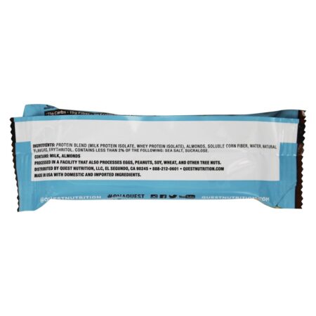 Quest Bar Barra de Proteína Sabor Baunilha & Amêndoa Crocante - 2.12 oz. Quest Nutrition - Image 3