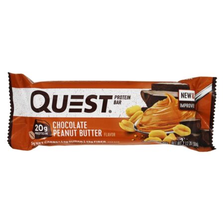 Quest Bar Barra de Proteína Sabor Chocolate & Pasta de Amendoim - 2.12 oz. Quest Nutrition