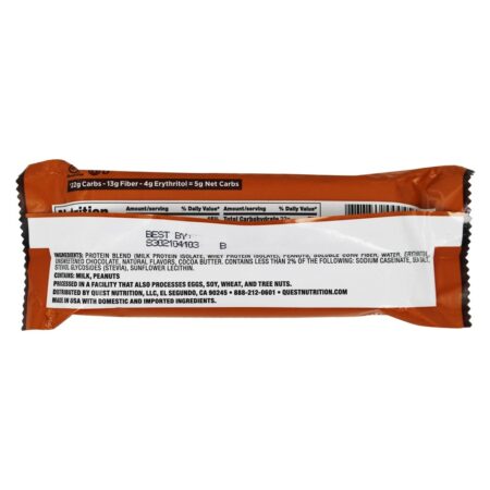 Quest Bar Barra de Proteína Sabor Chocolate & Pasta de Amendoim - 2.12 oz. Quest Nutrition - Image 3