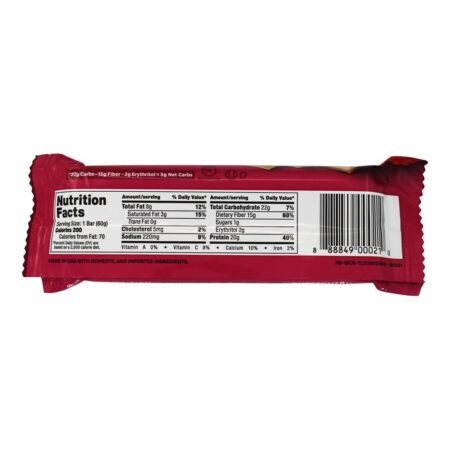 Quest Bar Barra de Proteína Sabor Chocolate Branco & Framboesa - 2.12 oz. Quest Nutrition - Image 2