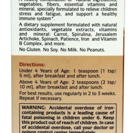 Ferro + Vitamina B Complexo Aroma De Banana - 125 ml. Pediakid - Imagem 4