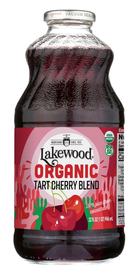 Mistura de suco de frutas orgânicas Tart Cherry - 32 fl. oz. Lakewood