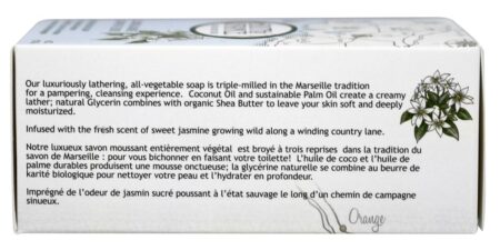 Francês Moído Vegetal Bar Sabão Florescente Jasmim - 6 oz. South of France - Image 3